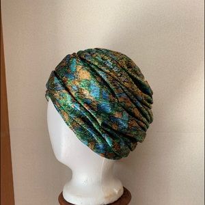 Vintage Schiaparelli Paris Turban Hat